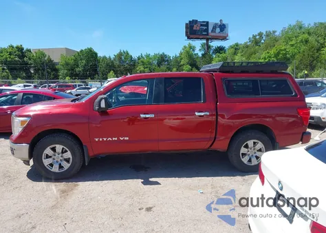 2018 Nissan Titan Sv из США, поврежденный, VIN 1N6AA1E59JN536006